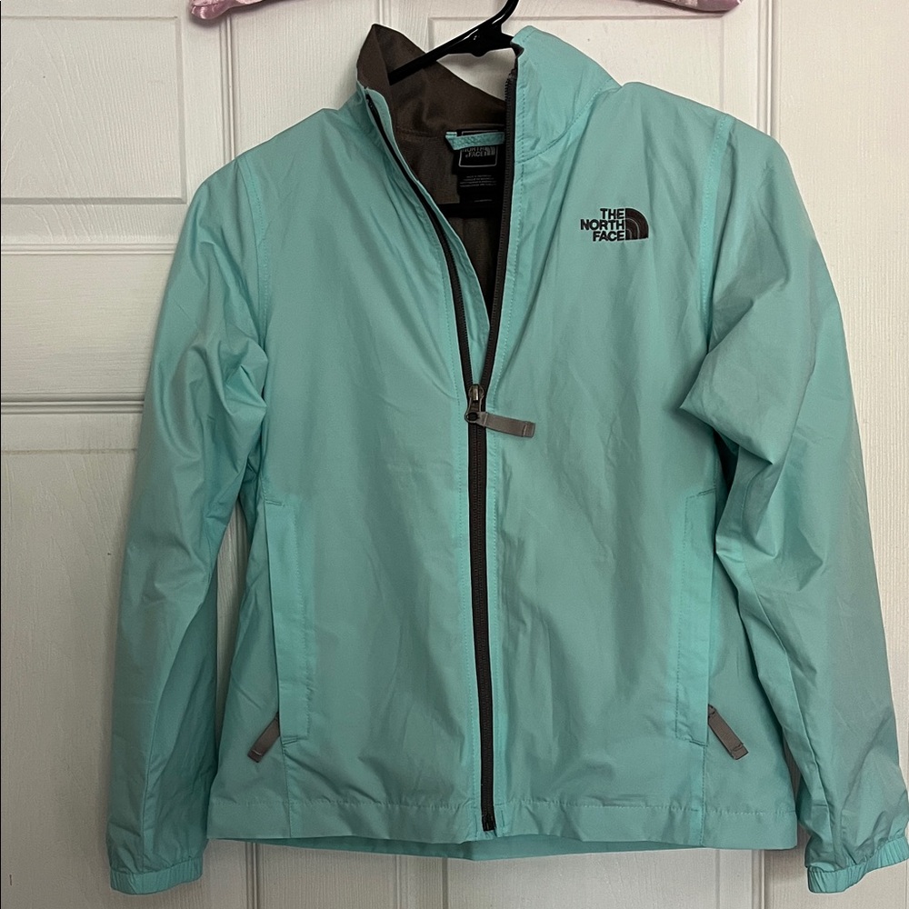 The North Face Kids Rain jacket Aqua M - Picture 1 of 9